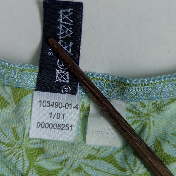 Vintage Y2K GAP Botanical Print Slip Skirt - Picture 9 of 13